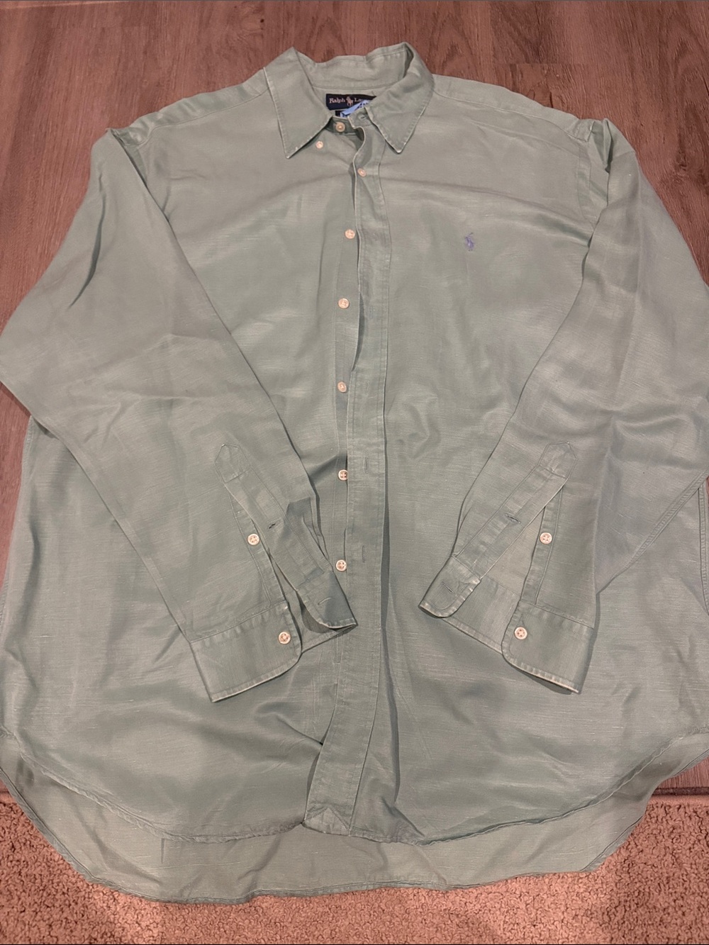 Ralph Lauren Men’s Light Mint Button-Down Shirt